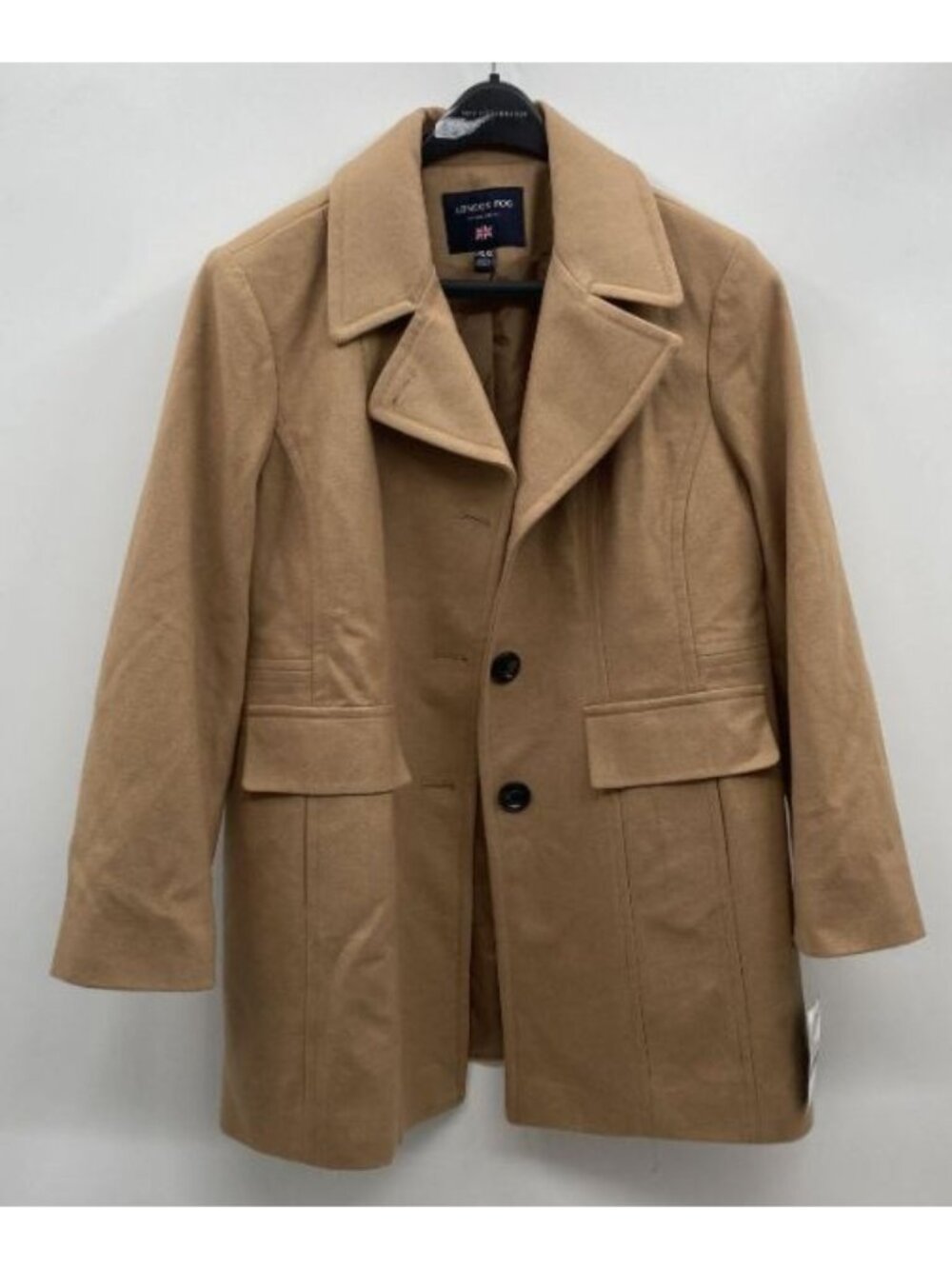 London Fog Women's Tan Peacoat PXXL‎
